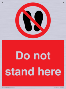 Do not stand here